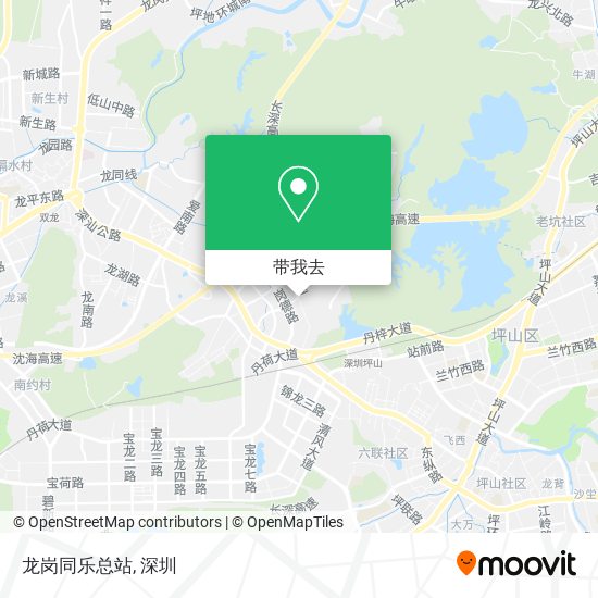 龙岗同乐总站地图