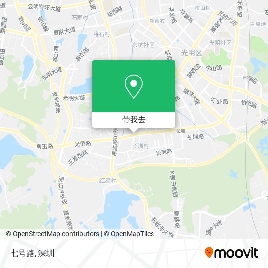 七号路地图