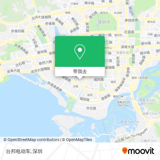 台邦电动车地图
