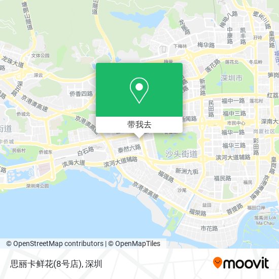 思丽卡鲜花(8号店)地图