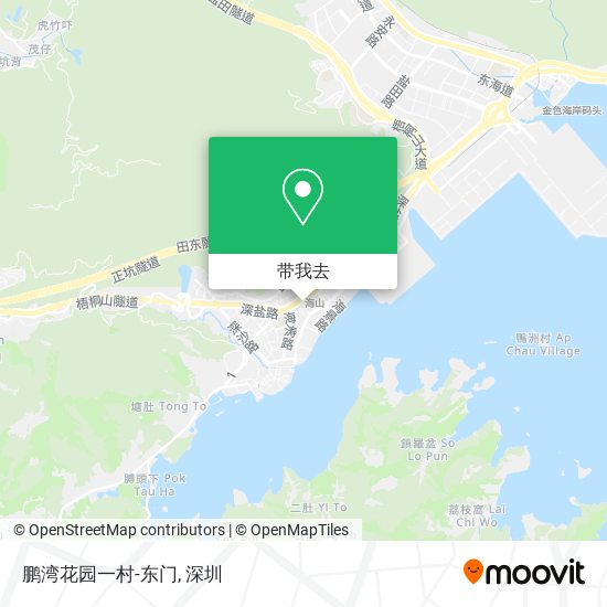 鹏湾花园一村-东门地图