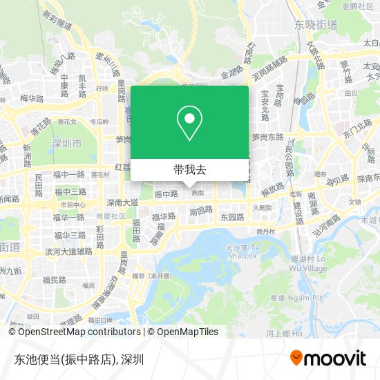 东池便当(振中路店)地图