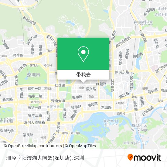 沺泾牌阳澄湖大闸蟹(深圳店)地图