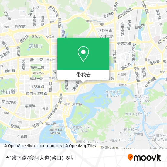 华强南路/滨河大道(路口)地图