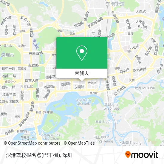 深港驾校报名点(巴丁街)地图