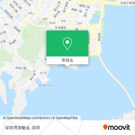 深圳湾游艇会地图