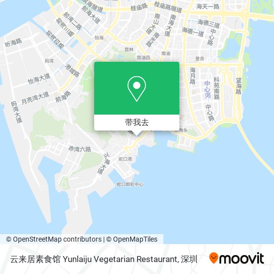 云来居素食馆 Yunlaiju Vegetarian Restaurant地图