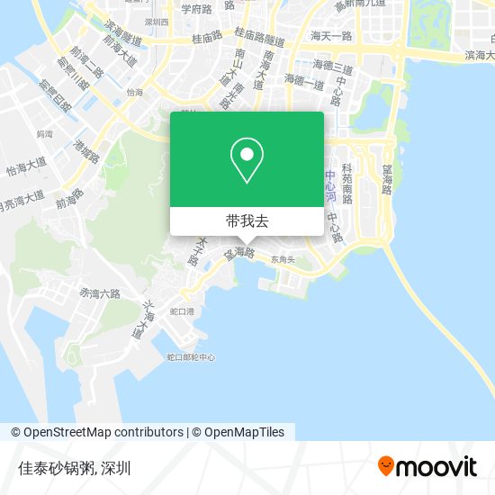 佳泰砂锅粥地图