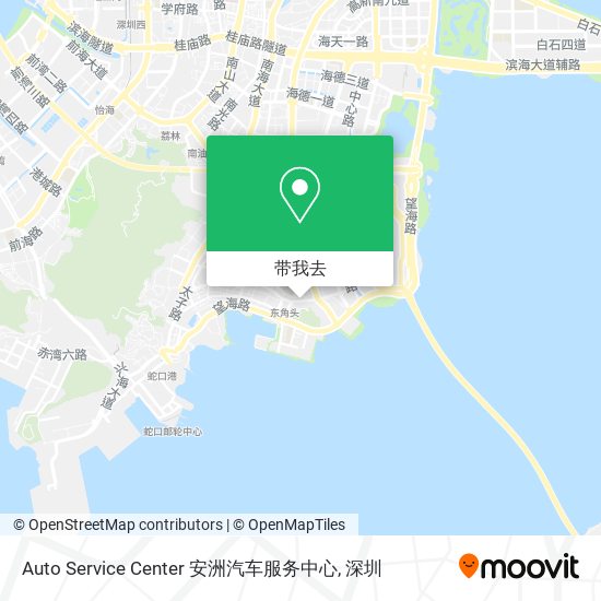 Auto Service Center 安洲汽车服务中心地图