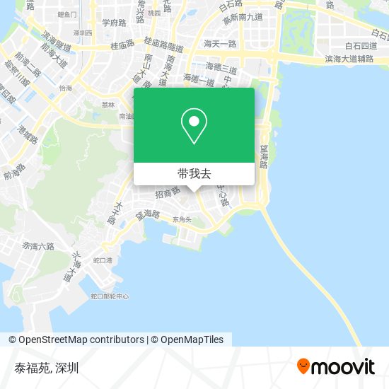 泰福苑地图