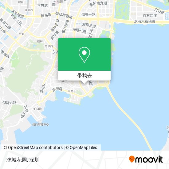 澳城花园地图