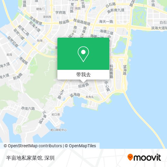 半亩地私家菜馆地图