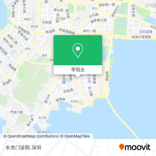 长杏门诊部地图