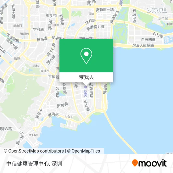 中信健康管理中心地图