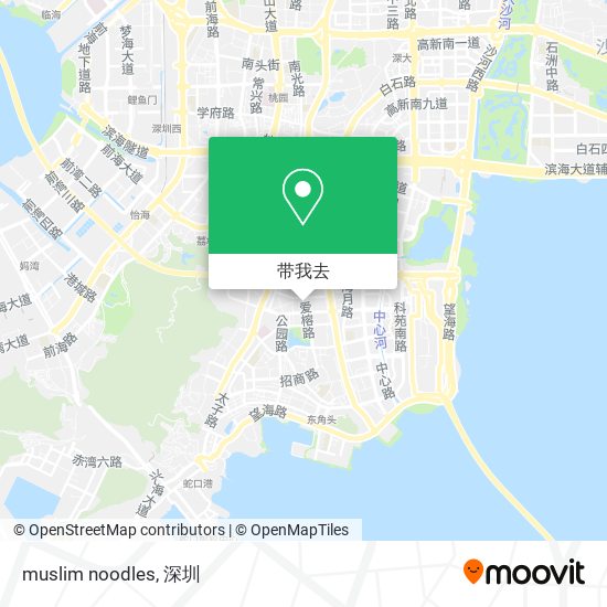 muslim noodles地图