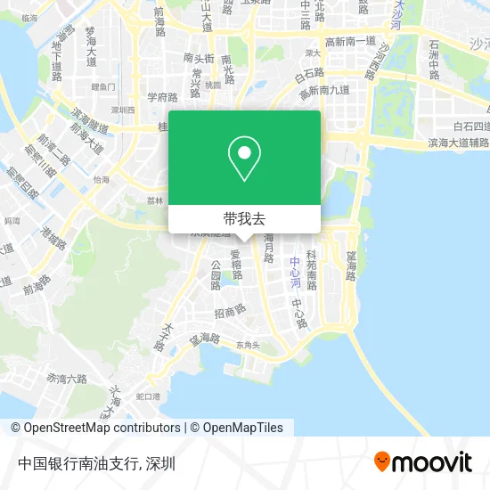 中国银行南油支行地图