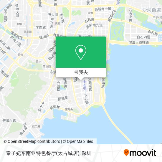 泰子妃东南亚特色餐厅(太古城店)地图