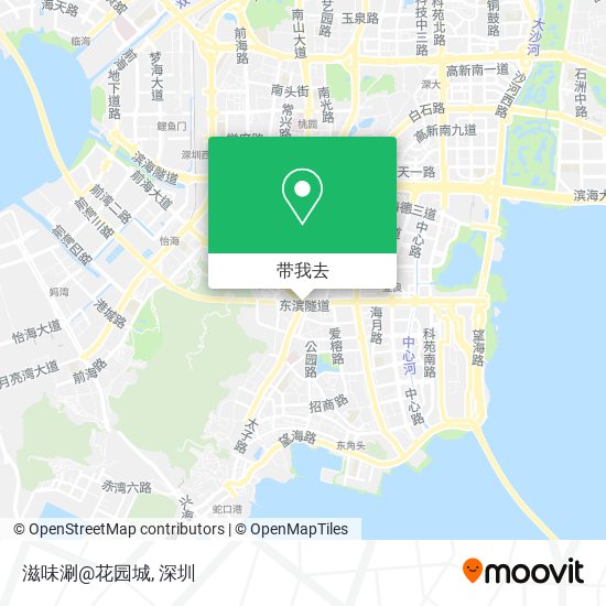 滋味涮@花园城地图