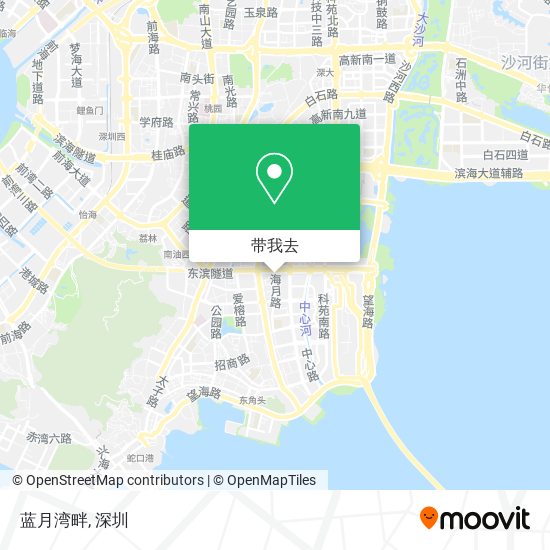 蓝月湾畔地图