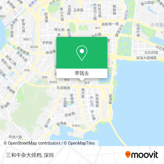 三和牛杂大排档地图