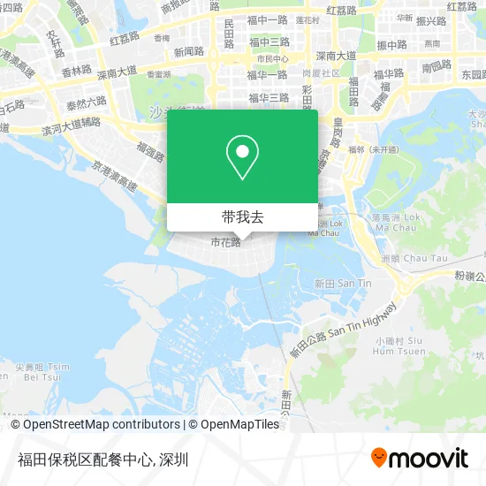 福田保税区配餐中心地图