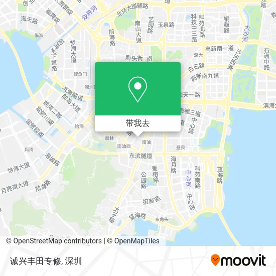 诚兴丰田专修地图
