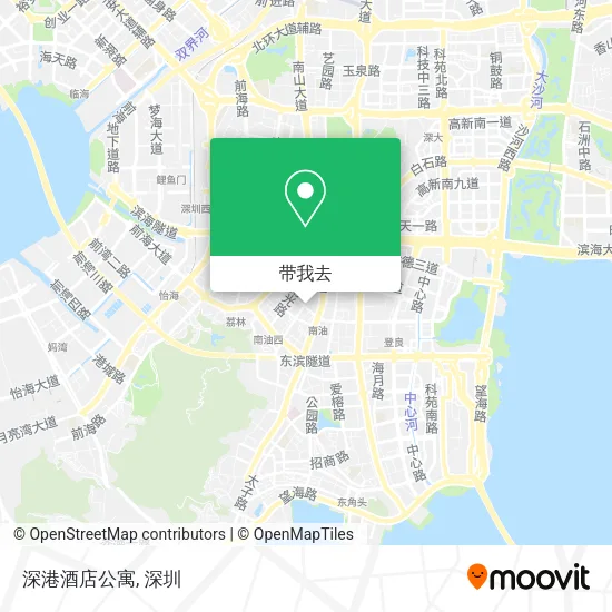深港酒店公寓地图