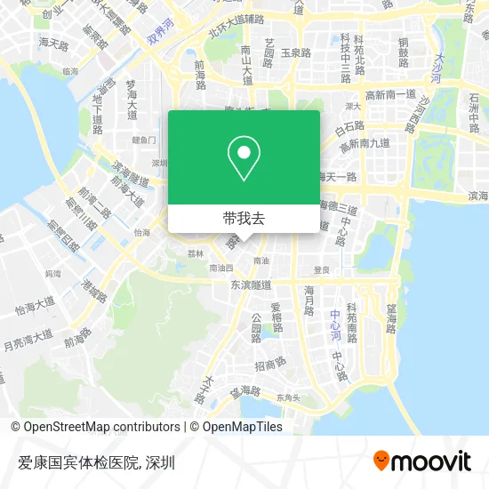 爱康国宾体检医院地图