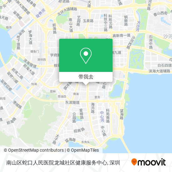南山区蛇口人民医院龙城社区健康服务中心地图