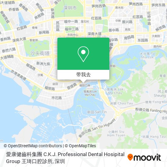 愛康健齒科集團 C.K.J. Professional Dental Hosipital Group 王琦口腔診所地图