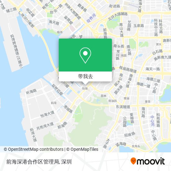 前海深港合作区管理局地图