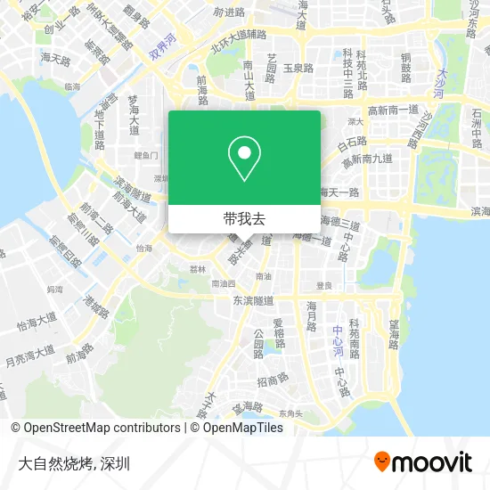 大自然烧烤地图