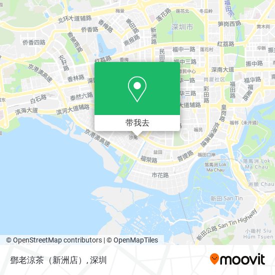 鄧老涼茶（新洲店）地图