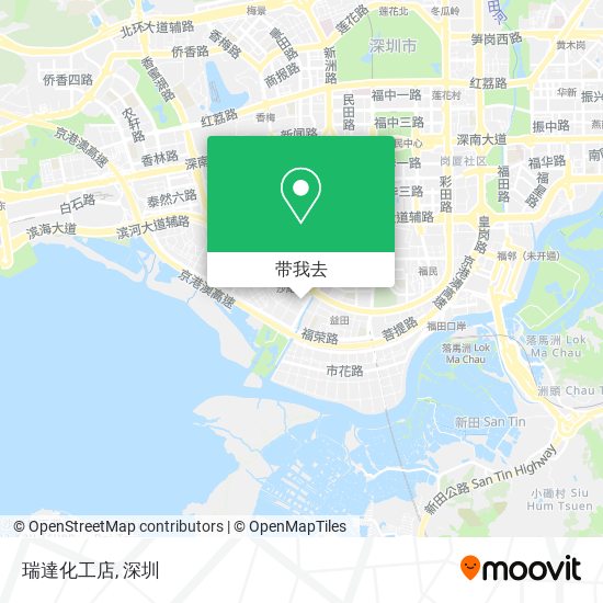 瑞達化工店地图