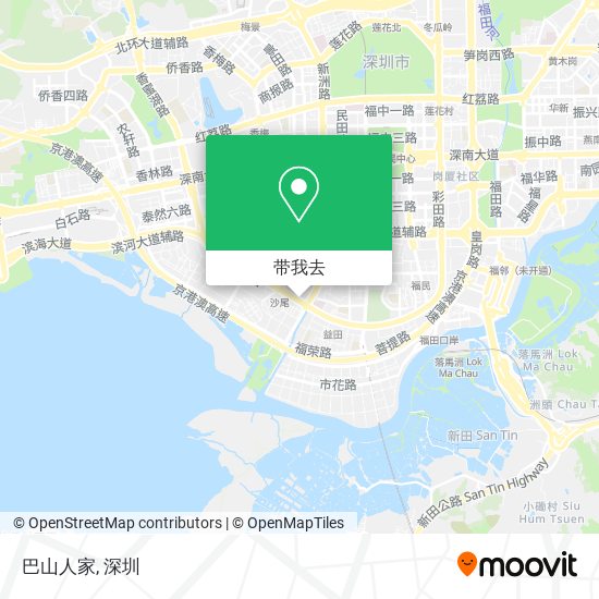 巴山人家地图