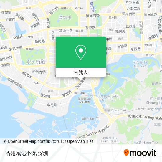 香港威记小食地图