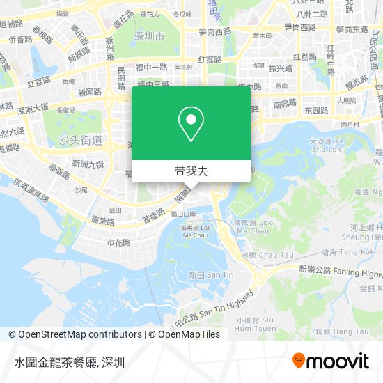 水圍金龍茶餐廳地图