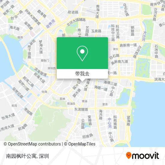南园枫叶公寓地图