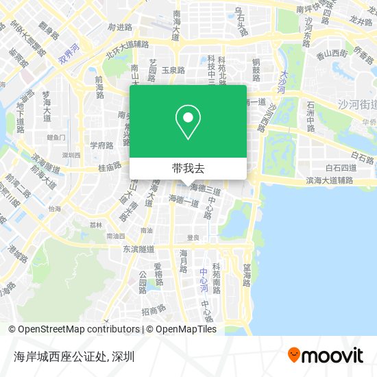 海岸城西座公证处地图