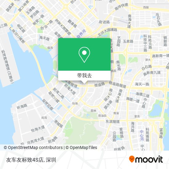 友车友标致4S店地图