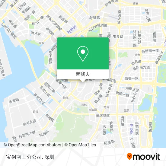 宝创南山分公司地图