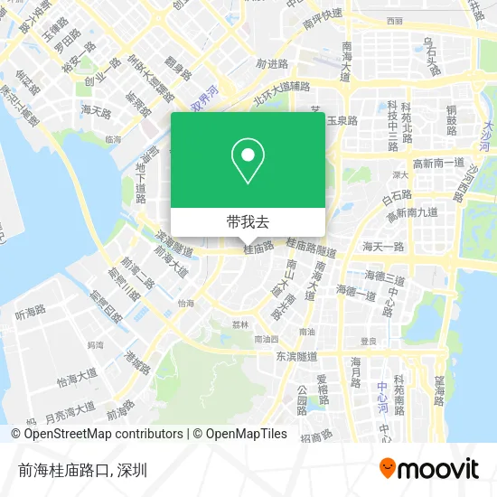 前海桂庙路口地图