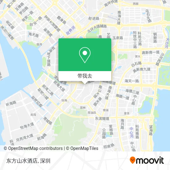 东方山水酒店地图
