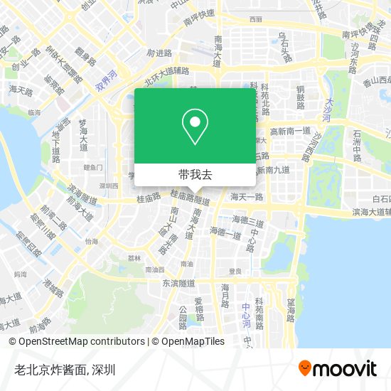 老北京炸酱面地图
