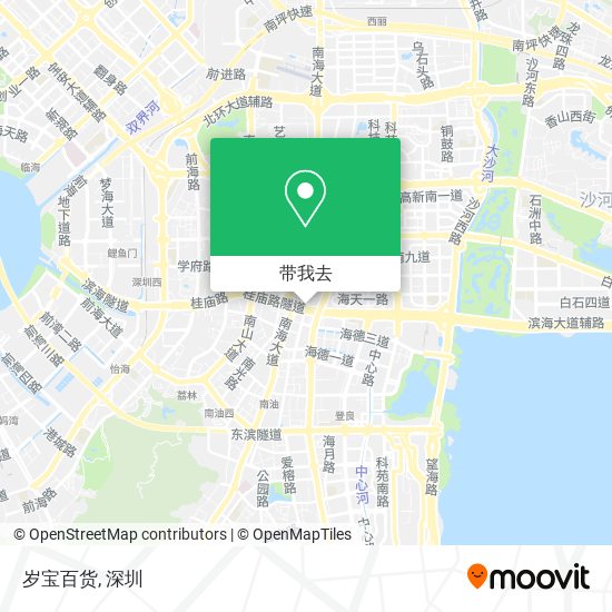 岁宝百货地图