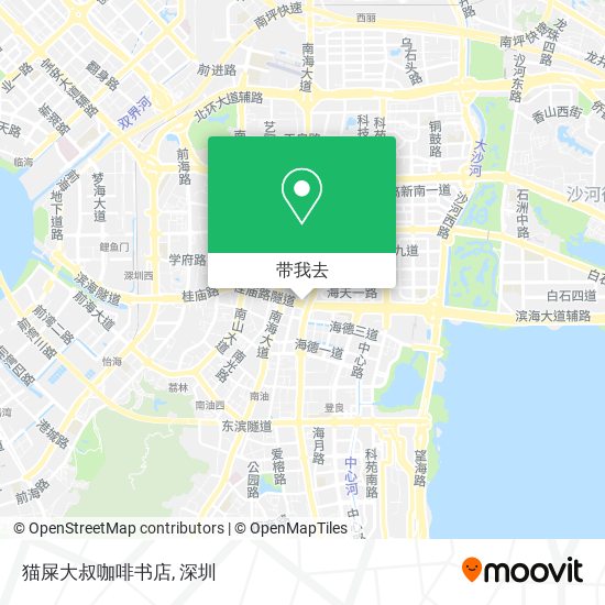 猫屎大叔咖啡书店地图