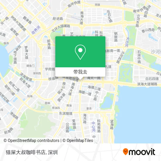 猫屎大叔咖啡书店地图