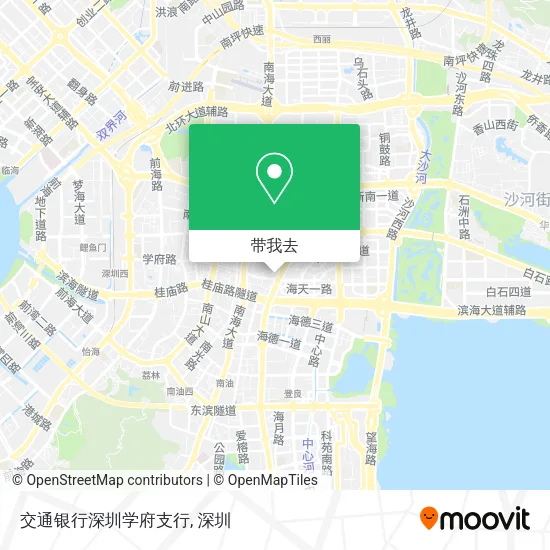 交通银行深圳学府支行地图