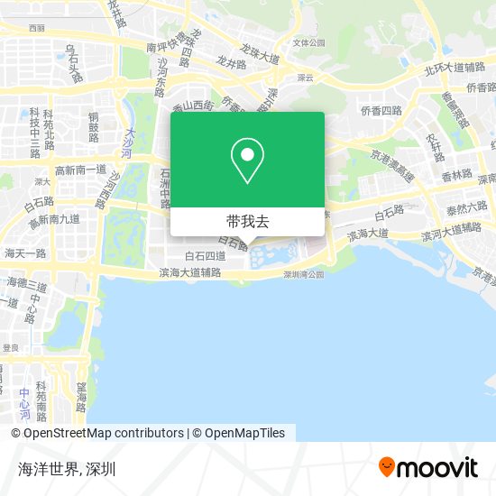海洋世界地图