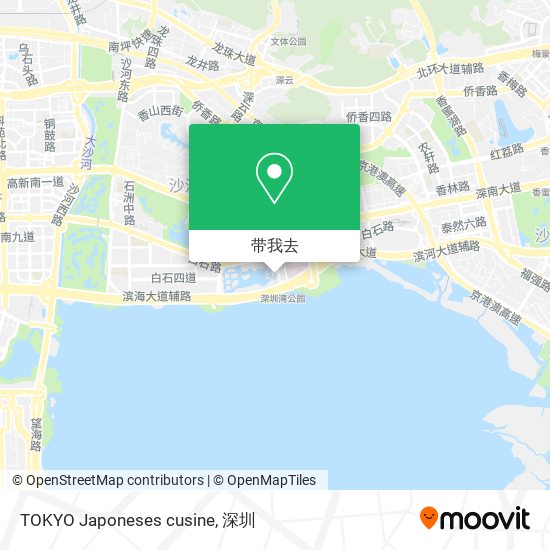 TOKYO Japoneses cusine地图